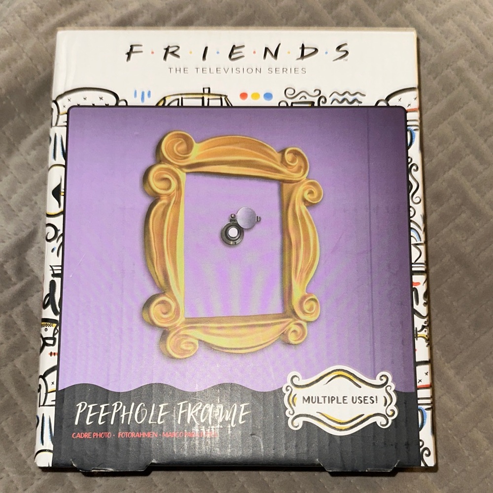 FRIENDS Gold Peephole Frame Wall Decor, new in box